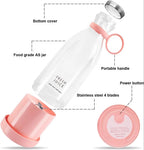 Portable Blender, USB Rechargeable Mini Juicer Blender, Electric Juicer Bottle Blender Grinder Mixer