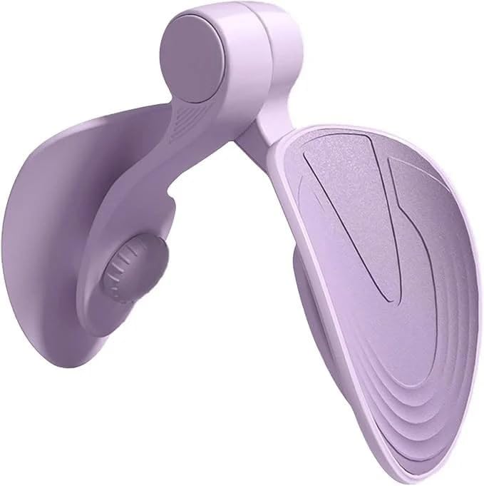 Pelvic Floor Muscle Trainer, Purple, Multi-Functional Exercise Equipment for Hip, Thigh, Back Training, 8.1x7.1x6.3 Inch (Thigh Master)