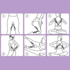 Pelvic Floor Muscle Trainer, Purple, Multi-Functional Exercise Equipment for Hip, Thigh, Back Training, 8.1x7.1x6.3 Inch (Thigh Master)