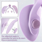 Pelvic Floor Muscle Trainer, Purple, Multi-Functional Exercise Equipment for Hip, Thigh, Back Training, 8.1x7.1x6.3 Inch (Thigh Master)