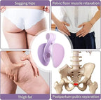 Pelvic Floor Muscle Trainer, Purple, Multi-Functional Exercise Equipment for Hip, Thigh, Back Training, 8.1x7.1x6.3 Inch (Thigh Master)