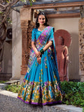 Tussar Silk Chaniya Choli | Fancy Digital with Real Mirror Work for Traditional Wear