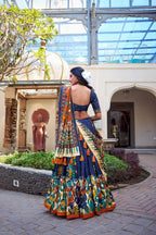 Tussar Silk Chaniya Choli | Fancy Digital with Real Mirror Work for Traditional Wear