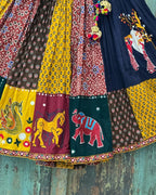 Butter Silk Chaniya Choli | Fancy Digital with Real Mirror Work for Traditional Wear