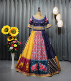 Butter Silk Chaniya Choli | Fancy Digital with Real Mirror Work for Traditional Wear