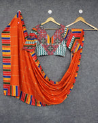 Soft Butter Silk Chaniya Choli | Fancy Digital with Real Mirror Work for Traditional Wear