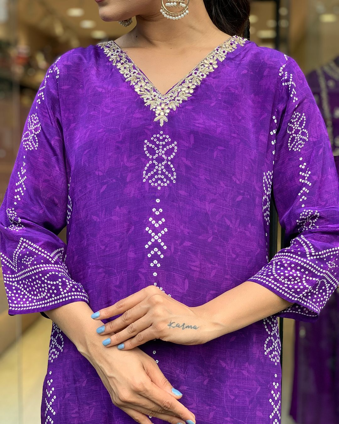 Beautiful Pulpal French Crepe Fabric Kurtis Pant Set