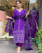 Beautiful Pulpal French Crepe Fabric Kurtis Pant Set
