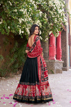 Tussar Silk Chaniya Choli | Fancy Digital with Real Mirror Work for Traditional Wear