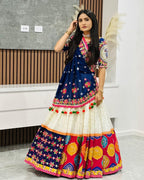 Muslin Cotton Chaniya Choli | Fancy Digital with Real Mirror Work for Traditional Wear