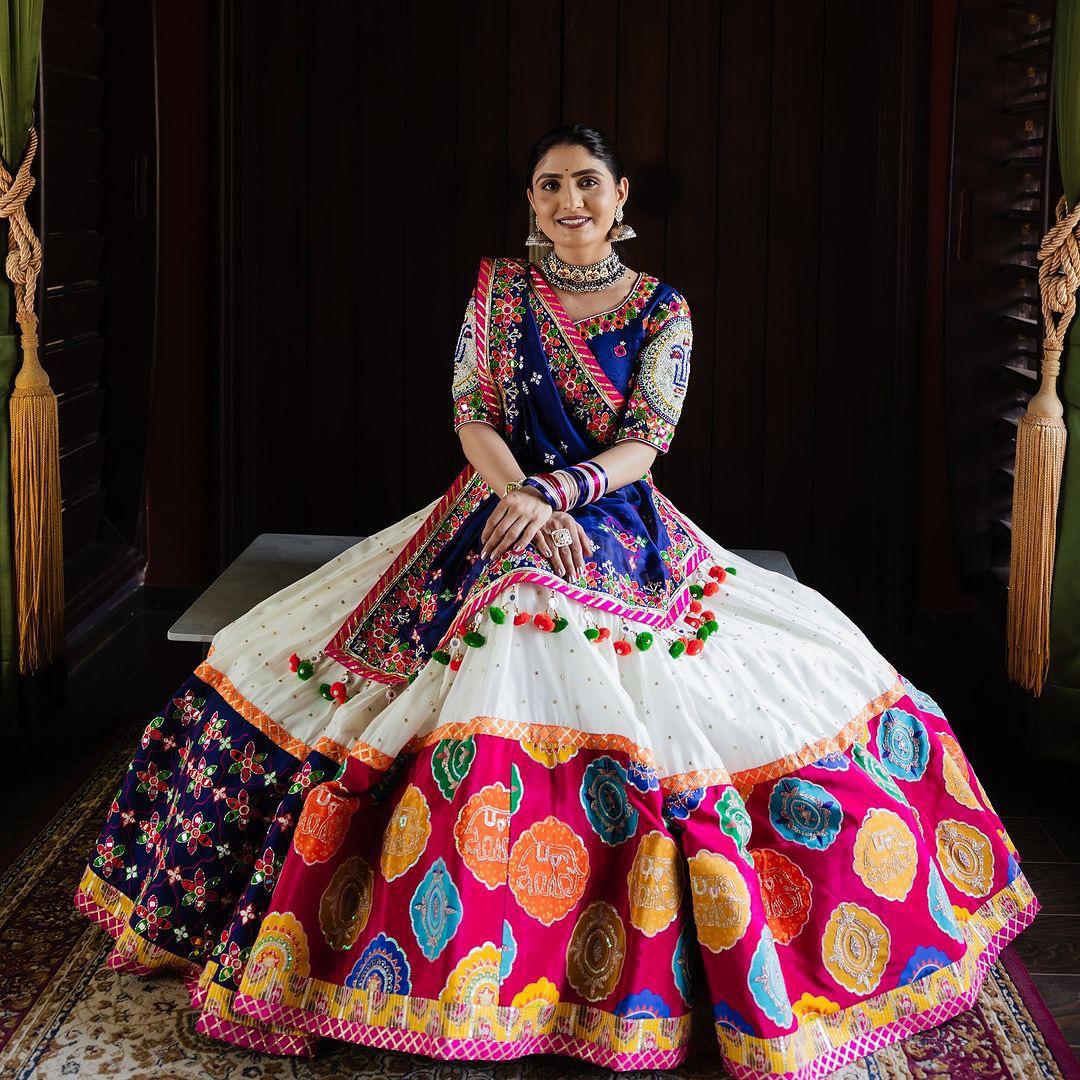 Muslin Cotton Chaniya Choli | Fancy Digital with Real Mirror Work for Traditional Wear