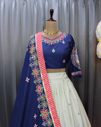 Muslin Cotton Chaniya Choli | Fancy Digital with Real Mirror Work for Traditional Wear