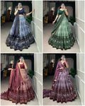 Tussar Silk Chaniya Choli | Fancy Digital with Real Mirror Work for Traditional Wear