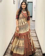 Muslin Cotton Chaniya Choli | Fancy Digital with Real Mirror Work for Traditional Wear