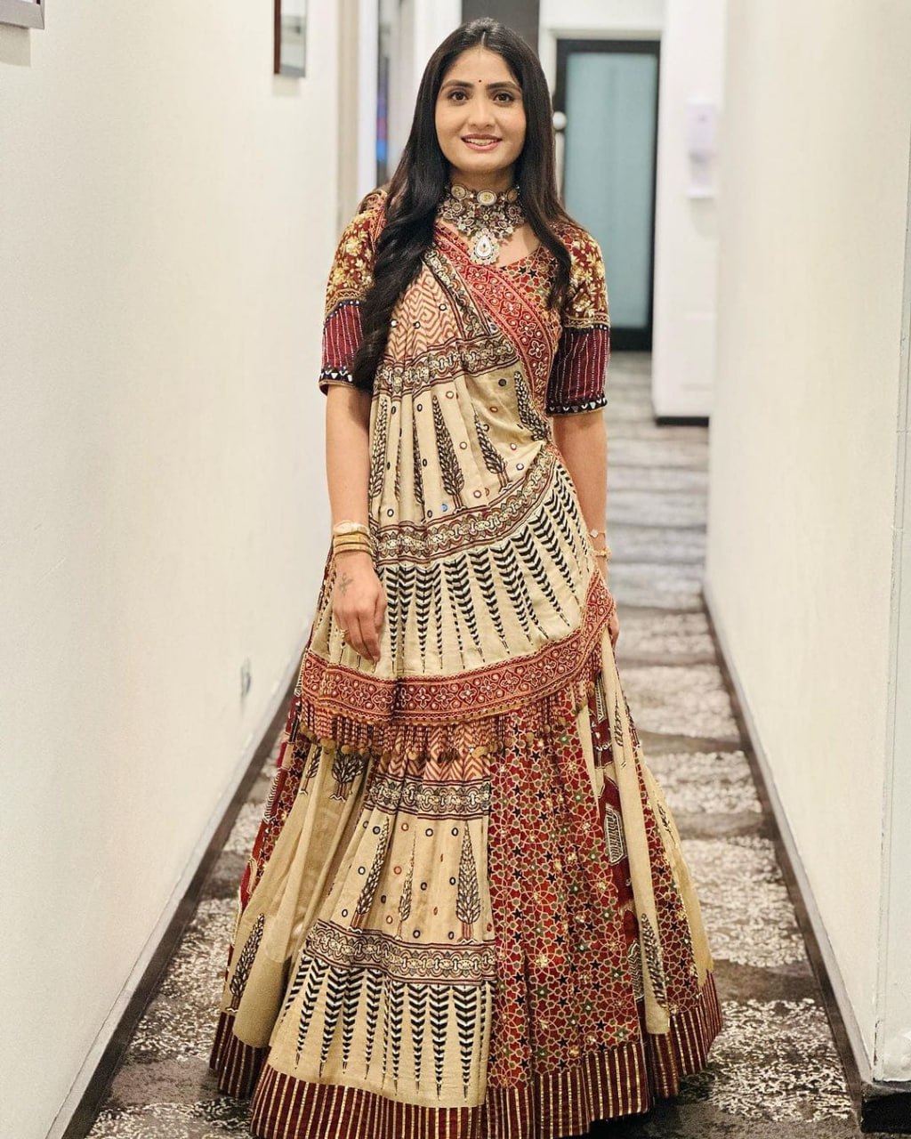 Muslin Cotton Chaniya Choli | Fancy Digital with Real Mirror Work for Traditional Wear