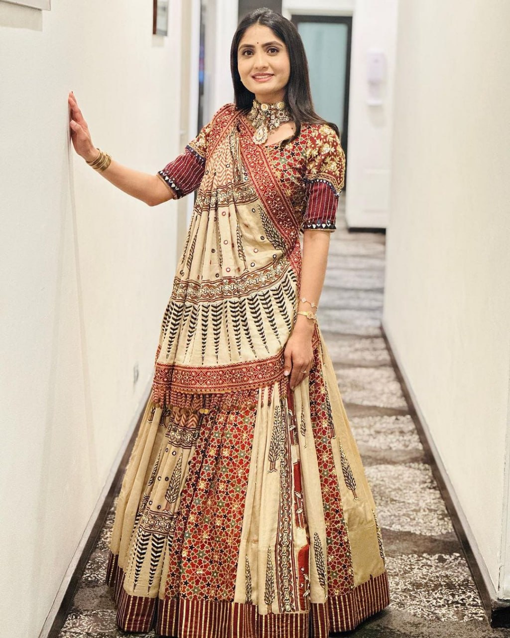 Muslin Cotton Chaniya Choli | Fancy Digital with Real Mirror Work for Traditional Wear
