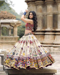 Muslin Cotton Chaniya Choli | Fancy Digital with Real Mirror Work for Traditional Wear
