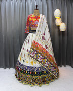 Muslin Cotton Chaniya Choli | Fancy Digital with Real Mirror Work for Traditional Wear