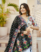 Muslin Cotton Chaniya Choli | Fancy Digital with Real Mirror Work for Traditional Wear