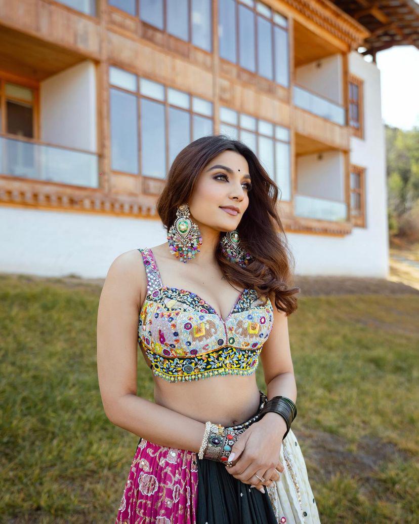 Muslin Cotton Chaniya Choli | Fancy Digital with Real Mirror Work for Traditional Wear