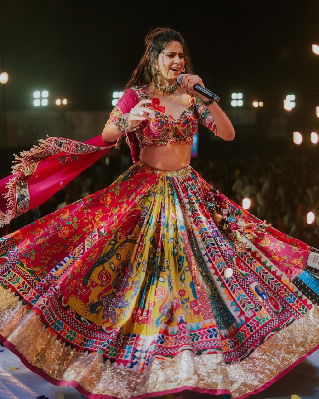 Muslin Cotton Chaniya Choli | Fancy Digital with Real Mirror Work for Traditional Wear