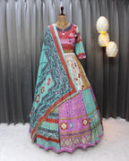 Muslin Cotton Chaniya Choli | Fancy Digital with Real Mirror Work for Traditional Wear