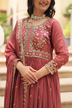 Peach Premium Designer Ready-to-Wear Top-Sharara-Dupatta Collection