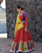 Soft Butter Silk Chaniya Choli | Fancy Digital with Real Mirror Work for Traditional Wear