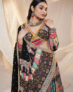 Muslin Cotton Chaniya Choli | Fancy Digital with Real Mirror Work for Traditional Wear