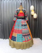 Muslin Cotton Chaniya Choli | Fancy Digital with Real Mirror Work for Traditional Wear