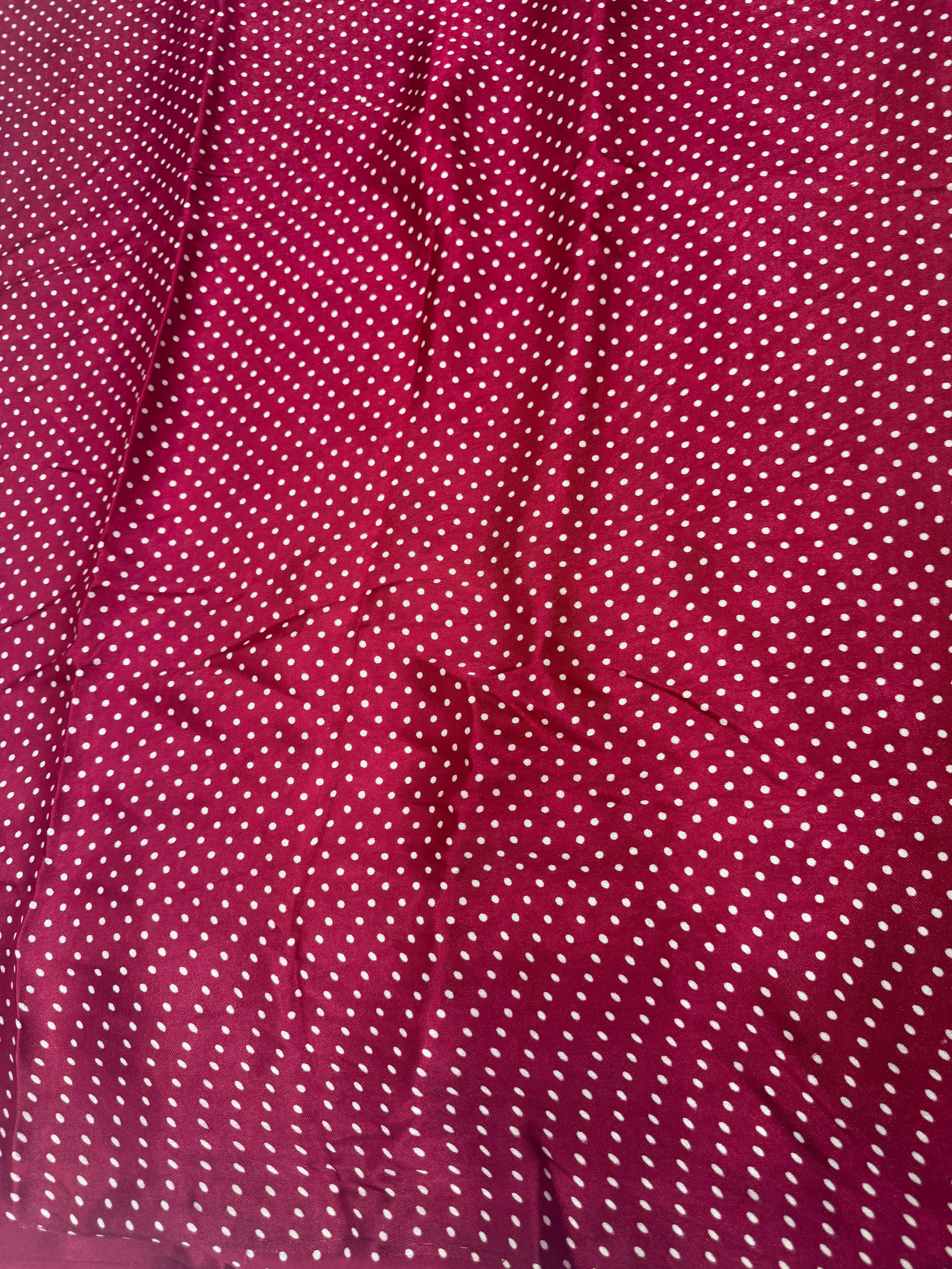 Maroon Ajrakh Hand Block Modal Silk Saree With Fancy Ajrakh Pallu