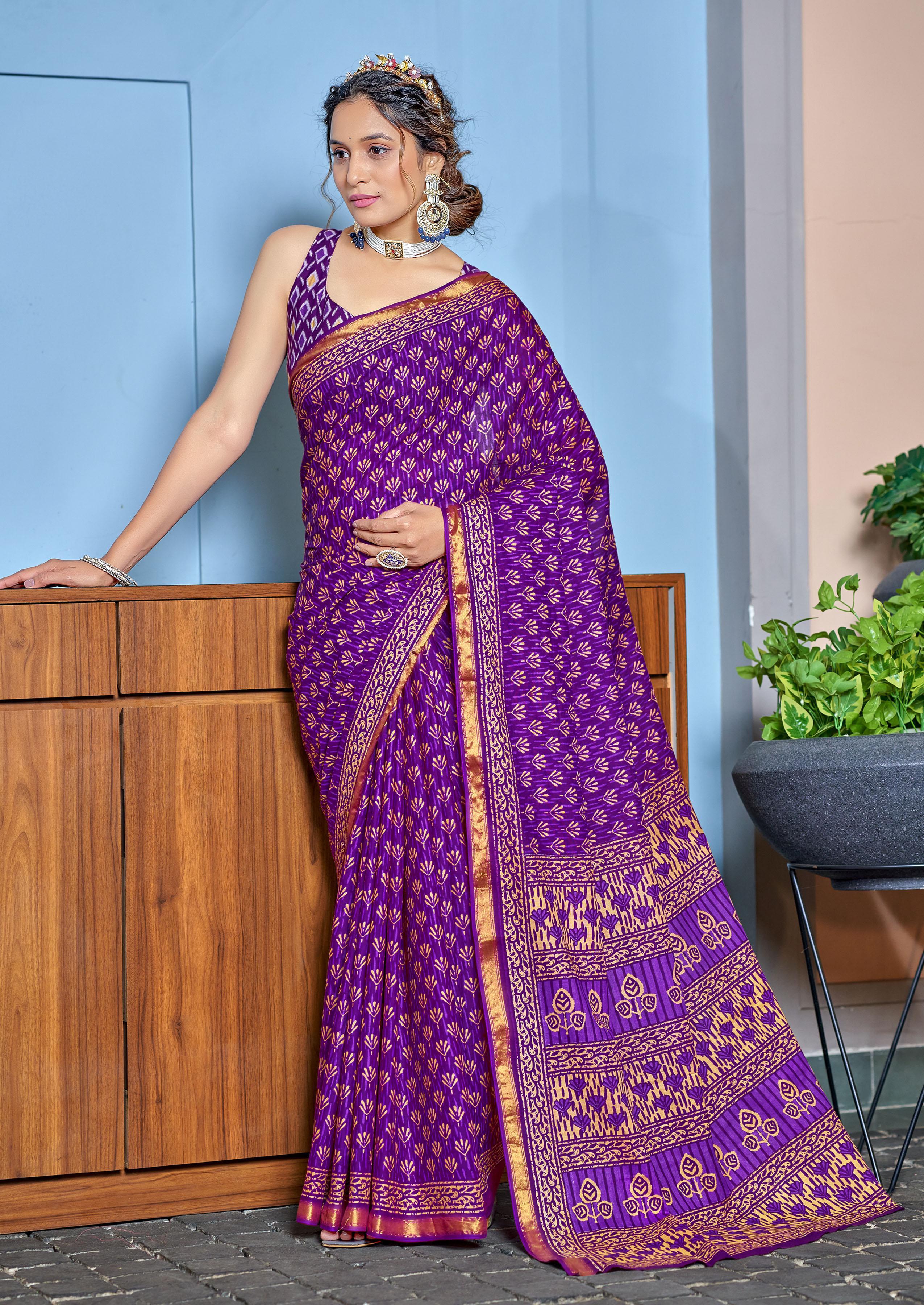 Designer MulCotton Saree