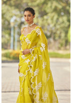 Fabulous Zimmy Chhu With Multi Thread  And Cut Work Border