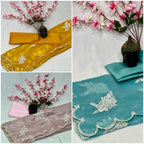Fabulous Zimmy Chhu With Multi Thread  And Cut Work Border