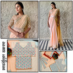 Exclusive Beautiful  Embroidery Work Saree