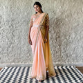 Exclusive Beautiful  Embroidery Work Saree