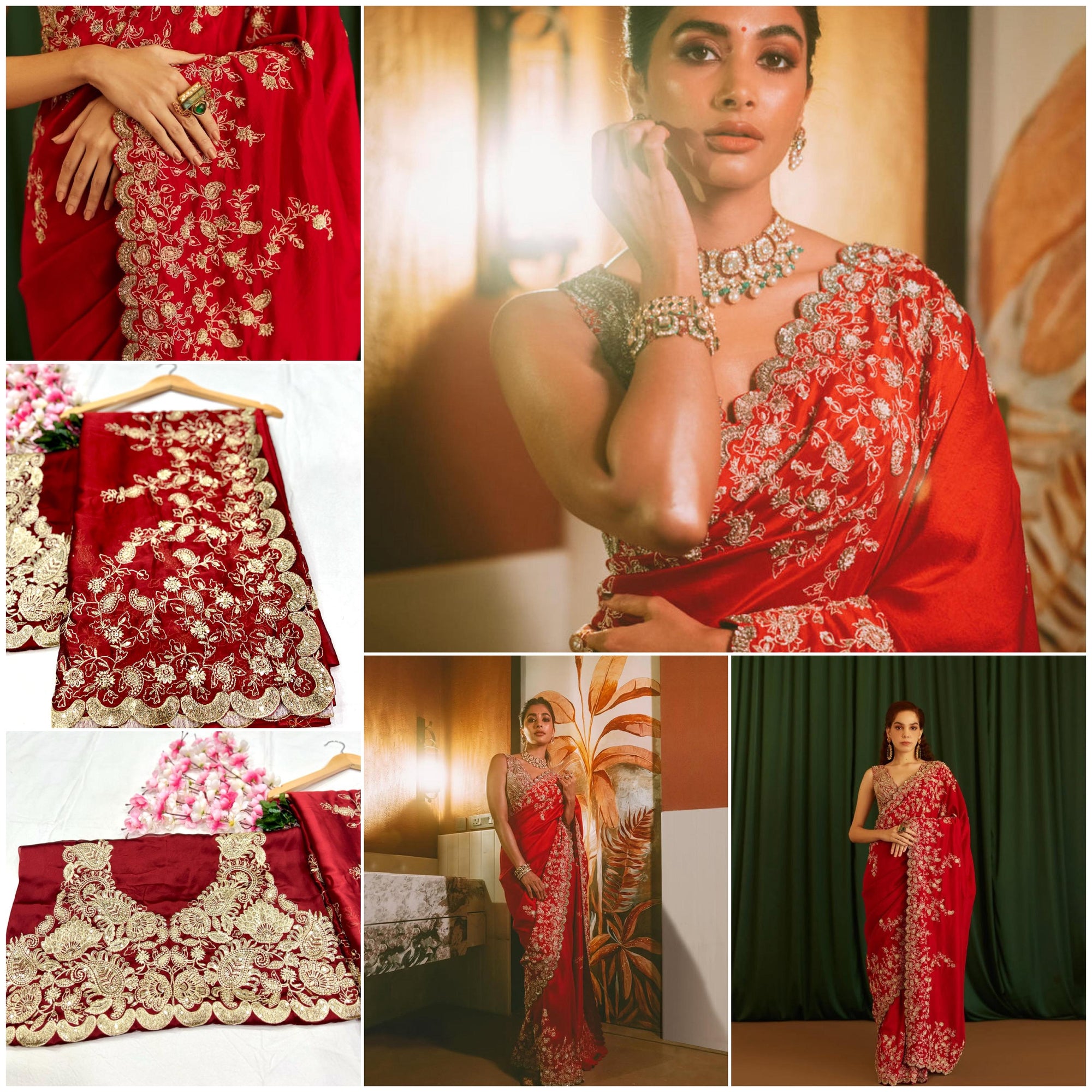 Heavy Rangoli Silk With Beautiful Zari + 3 M.M Sequence Embroidery Work And C Pallu Cutwork