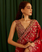 Heavy Rangoli Silk With Beautiful Zari + 3 M.M Sequence Embroidery Work And C Pallu Cutwork