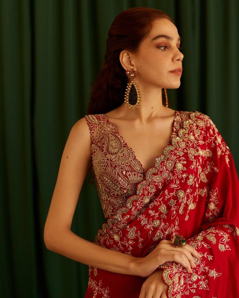 Heavy Rangoli Silk With Beautiful Zari + 3 M.M Sequence Embroidery Work And C Pallu Cutwork