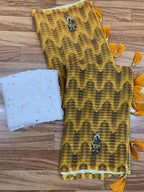 Yellow Sequence Work Saree
