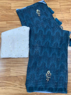 Blue Sequence Work Saree