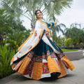 Soft Butter Silk Chaniya Choli Fancy Digital Print With Real Mirror Work for Traditional Wear