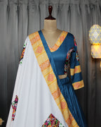 Soft Butter Silk Chaniya Choli Fancy Digital Print With Real Mirror Work for Traditional Wear