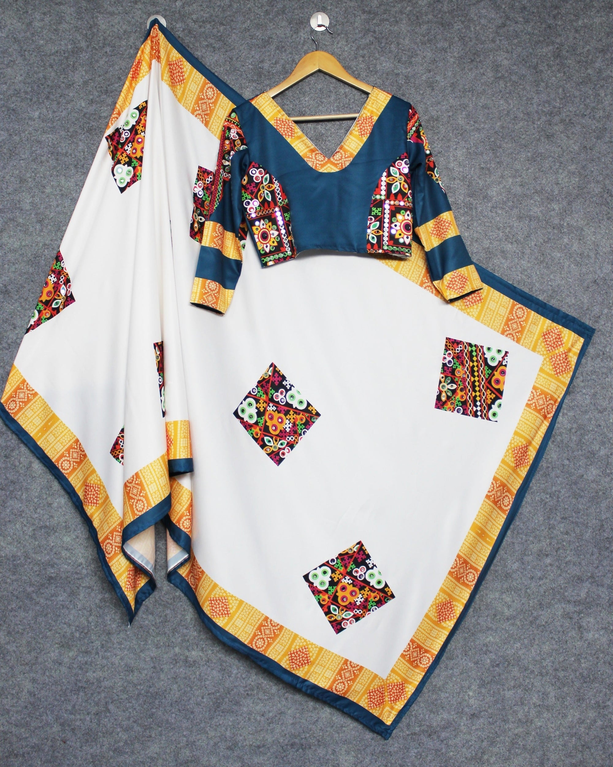 Soft Butter Silk Chaniya Choli Fancy Digital Print With Real Mirror Work for Traditional Wear