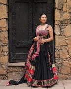 Muslin Cotton Chaniya Choli | Fancy Digital with Real Mirror Work for Traditional Wear