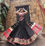 Muslin Cotton Chaniya Choli | Fancy Digital with Real Mirror Work for Traditional Wear