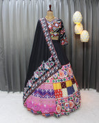 Muslin Cotton Chaniya Choli | Fancy Digital with Real Mirror Work for Traditional Wear