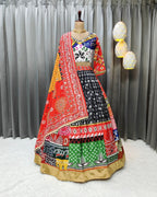 Multi Color Soft Butter Silk Chaniya Choli | Fancy Digital with Real Mirror Work for Traditional Wear