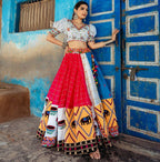 MultiColor Soft Butter Silk Chaniya Choli | Fancy Digital Print Traditional Wear
