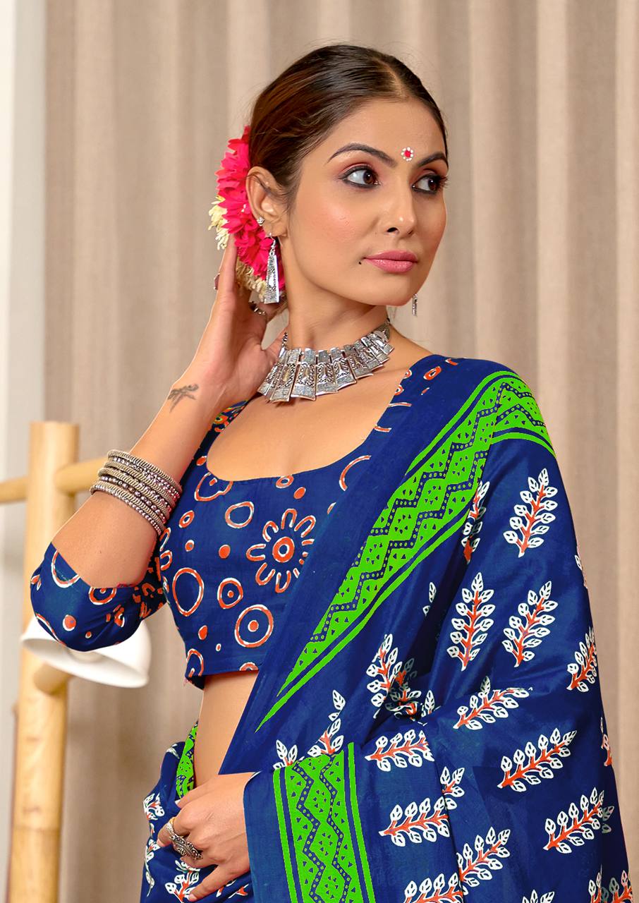 Designer Soft Cotton Saree